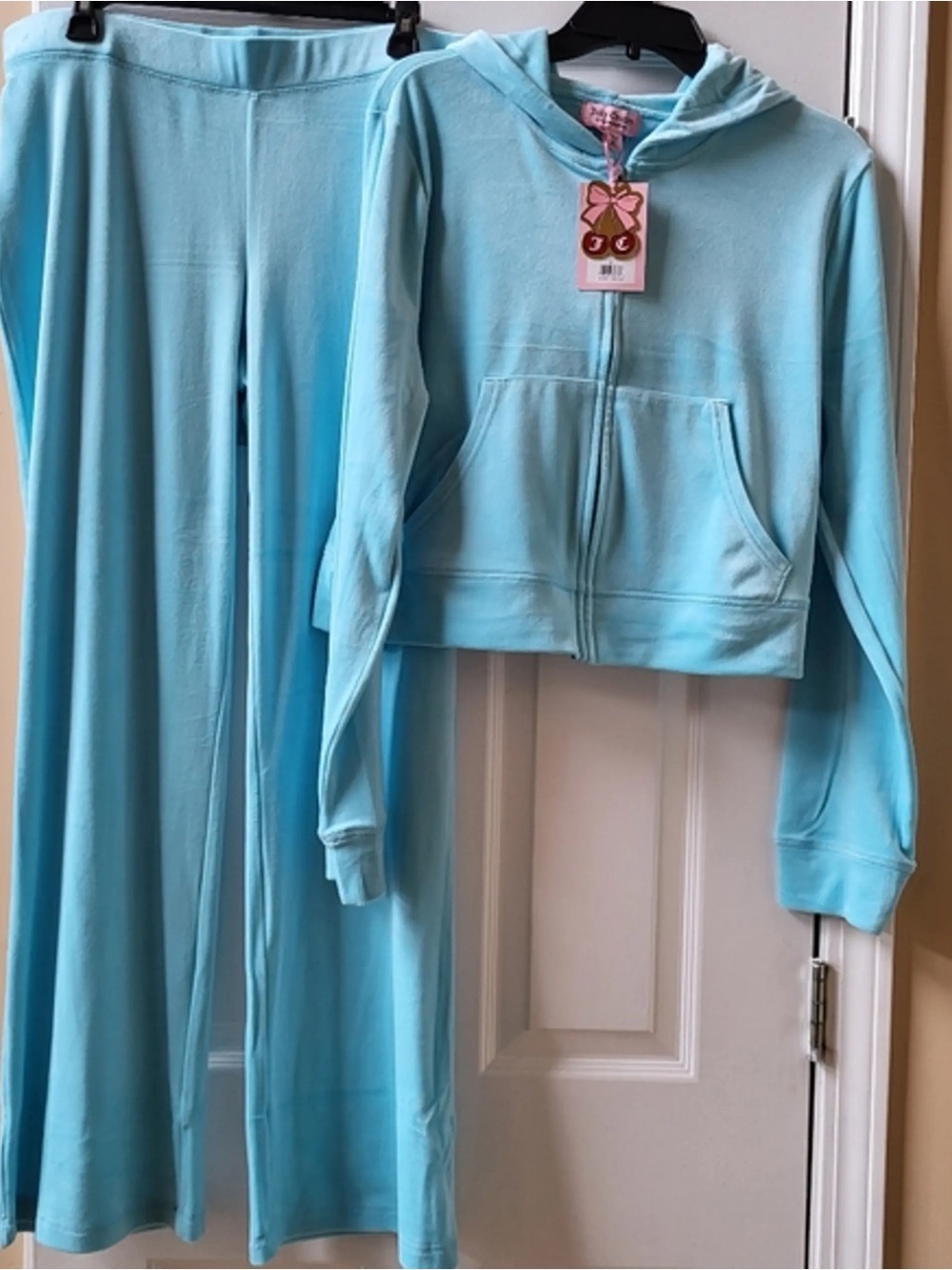 Juicy Couture Light Blue Velour Tracksuit